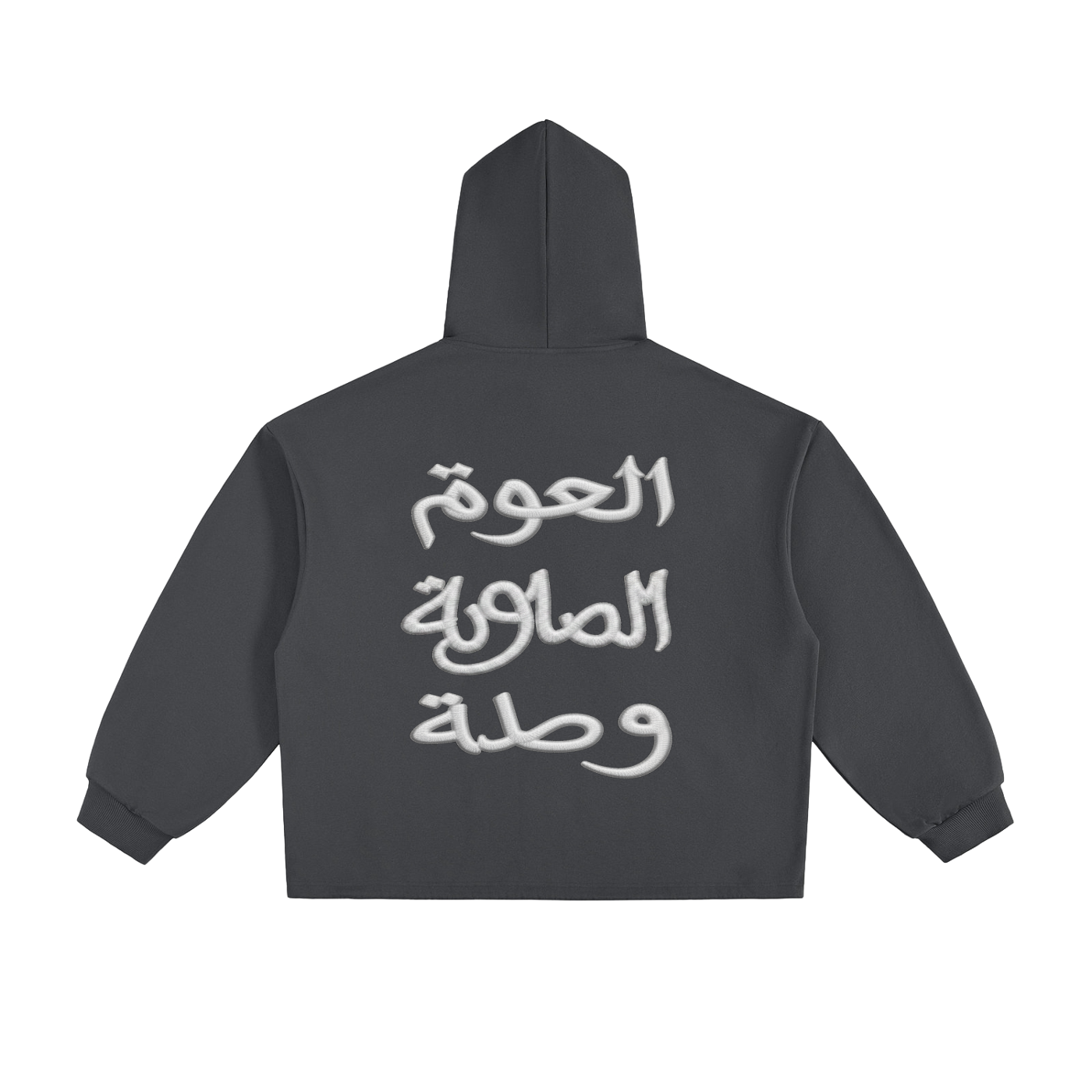 l Heavyweight Oversized Drawstring Hem Hoodie