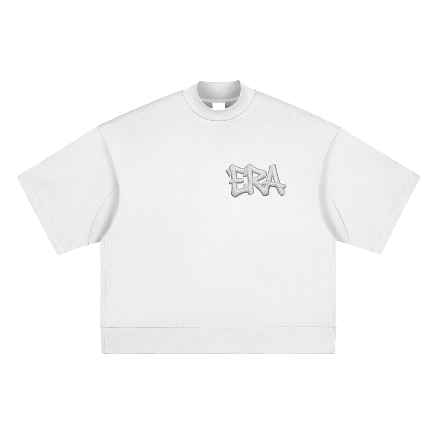 Heavyweight Oversized Mock Neck T-shirt