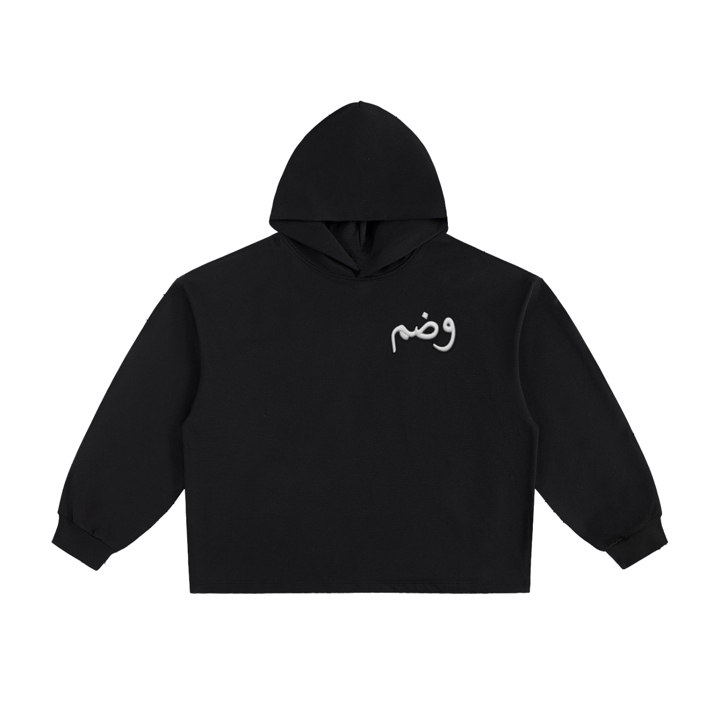 l Heavyweight Oversized Drawstring Hem Hoodie