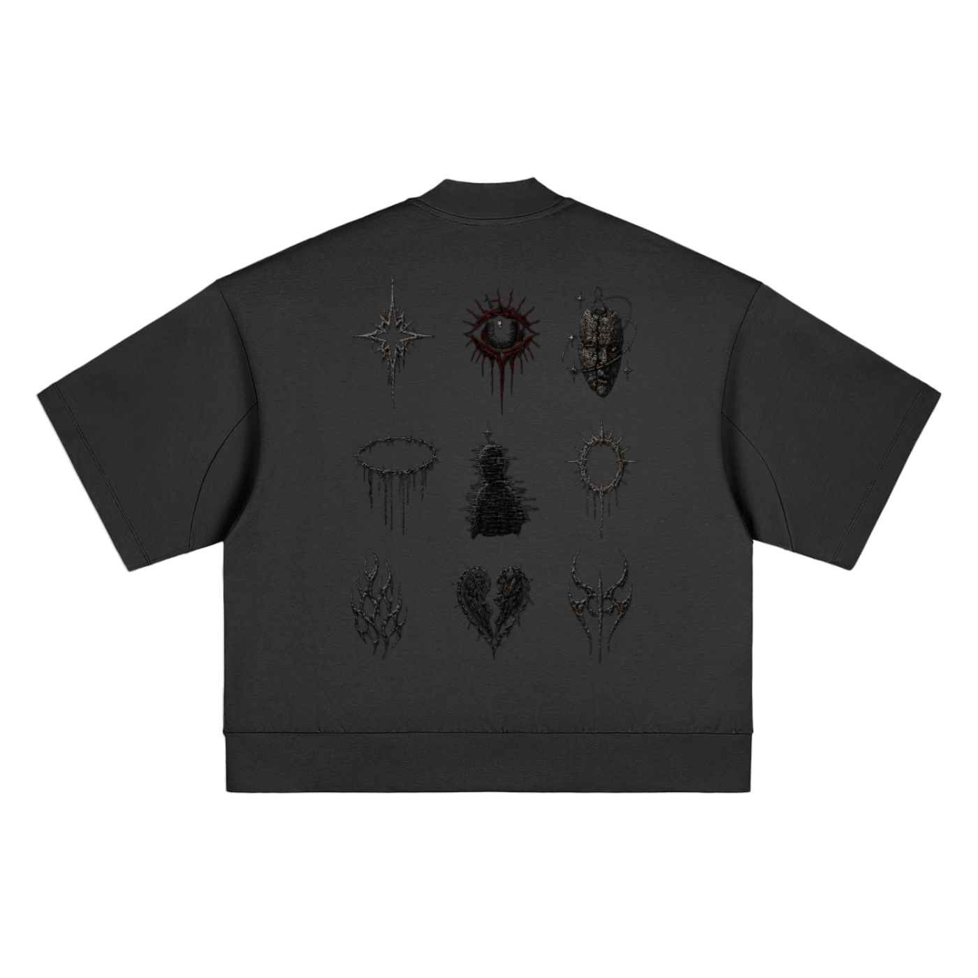 Heavyweight Oversized Mock Neck T-shirt
