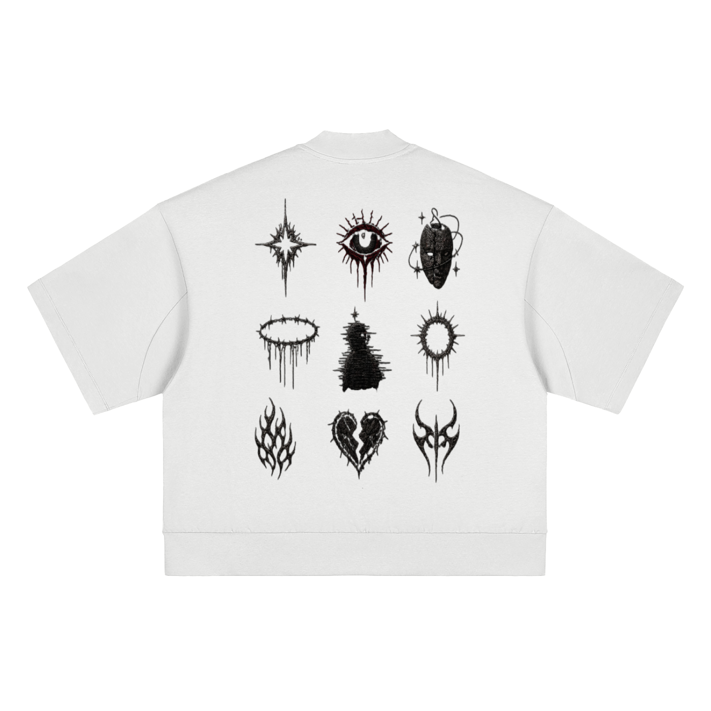 Heavyweight Oversized Mock Neck T-shirt