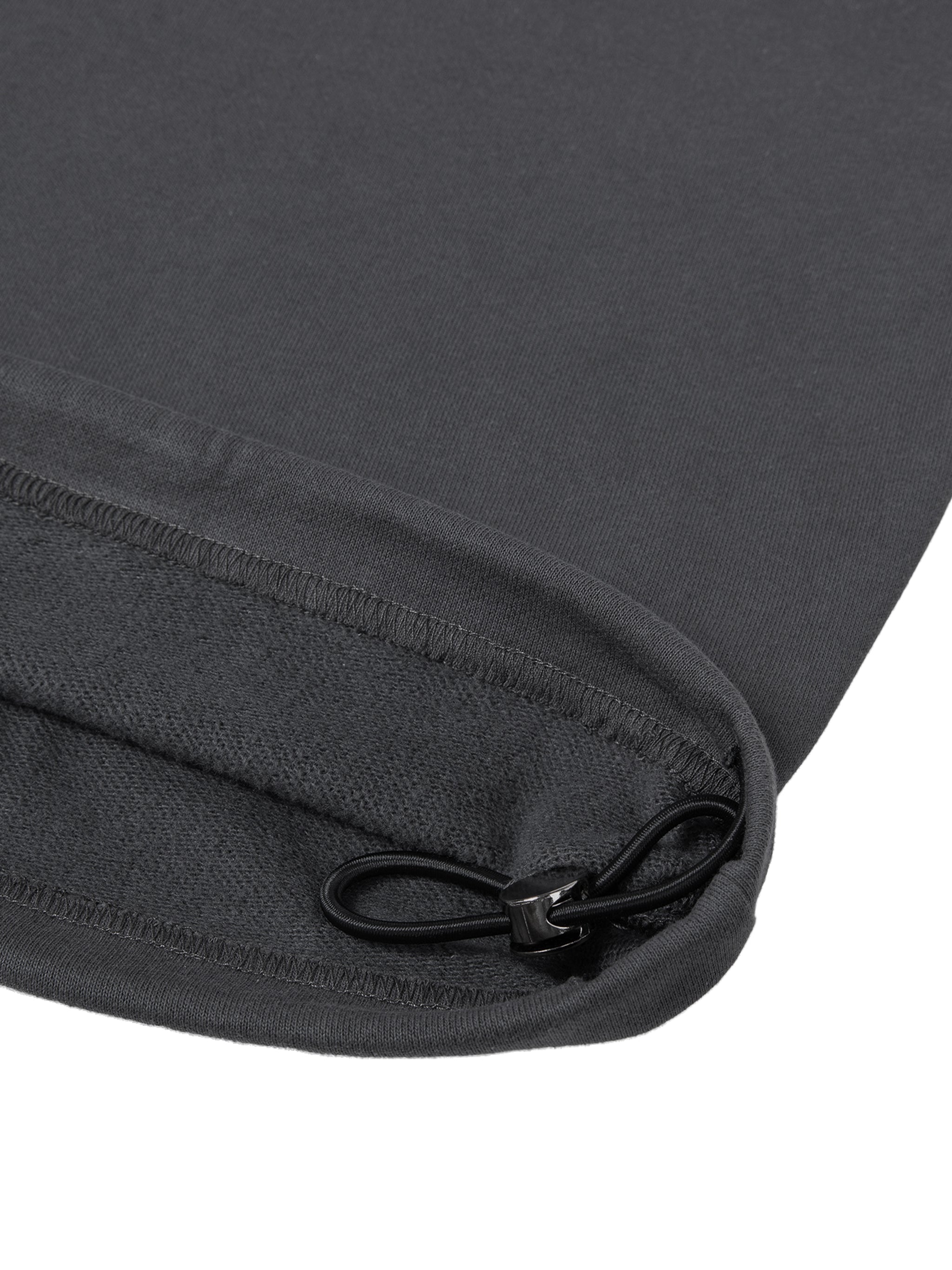 l Heavyweight Oversized Drawstring Hem Hoodie